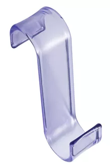 Hook for radiator transparent lilac
