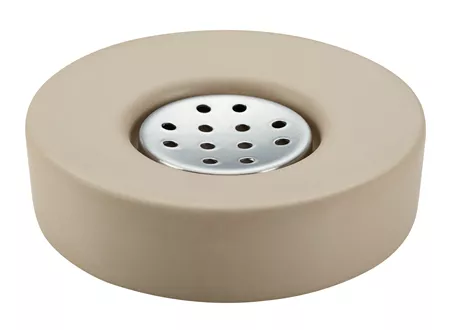 Seifenschale Zylo beige - inox