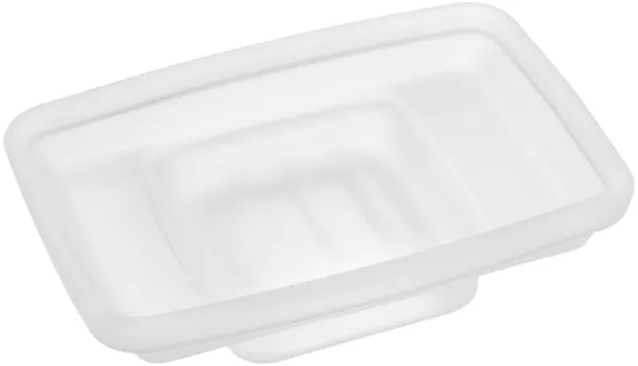 Spare soap dish Quinto frosted