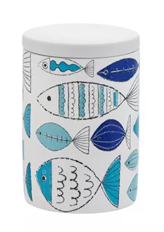 Boîte cosmétique Marmara blanc/bleu